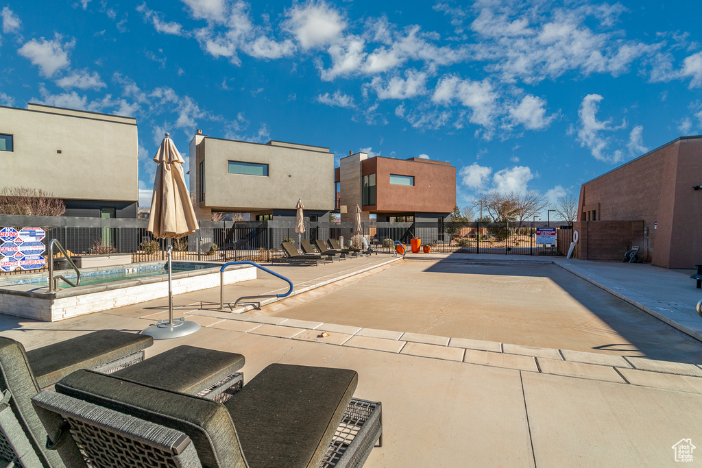 View of swimming pool
