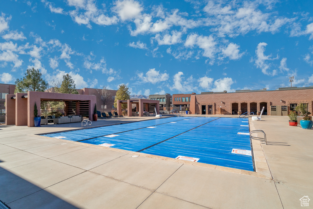View of swimming pool