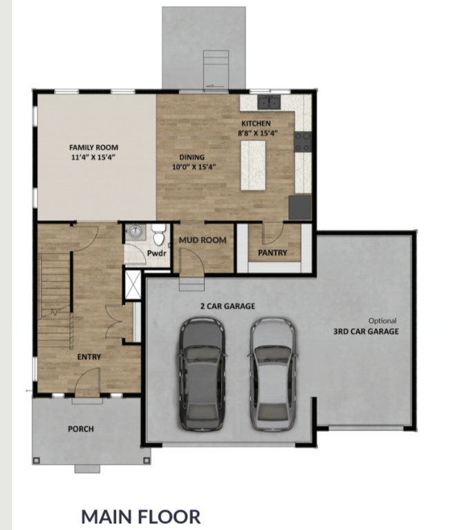 View of room layout