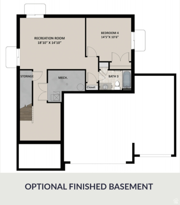 View of floor plan / room layout