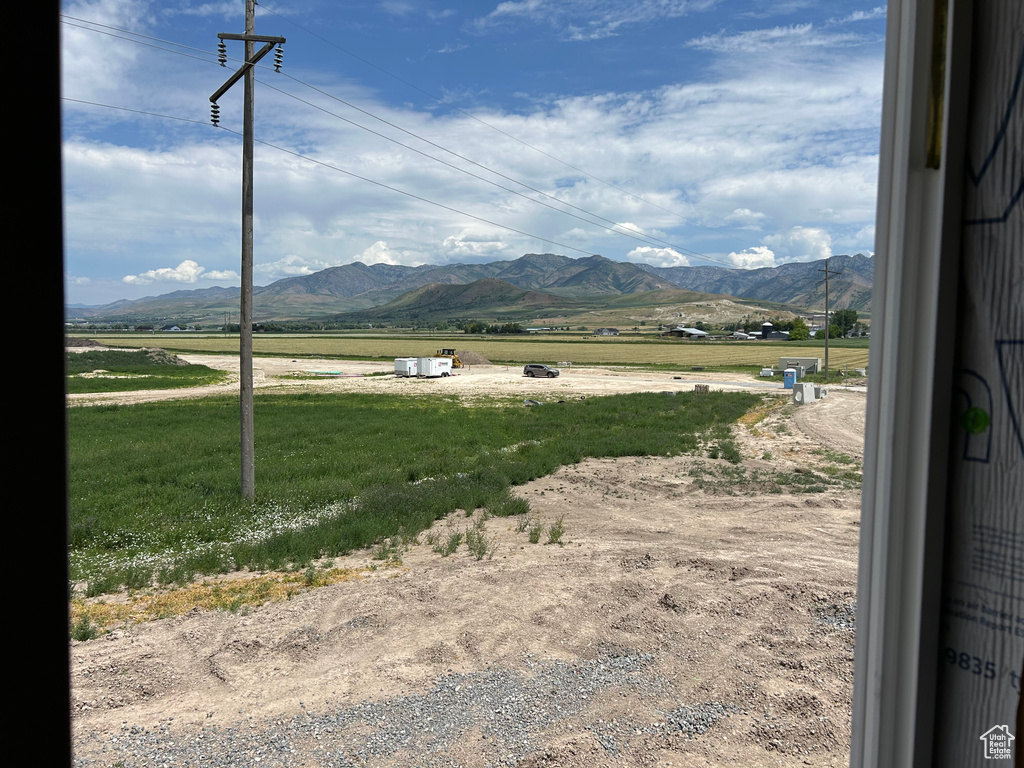 Mountain view featuring rural landscape