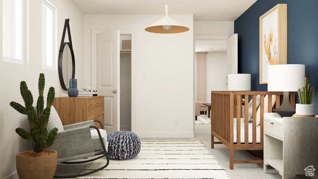 Interior space with baseboards