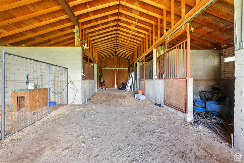 View of stable