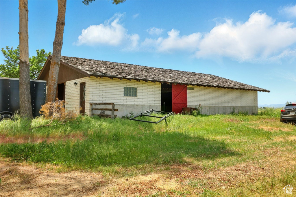 Back of property