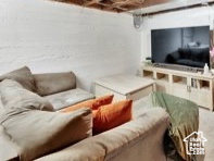 View of unfinished basement