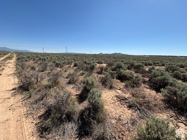 View of undeveloped land with rural landscape