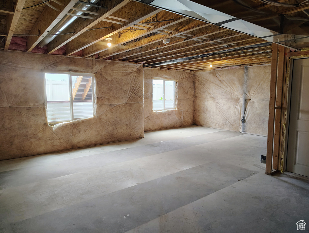 View of basement