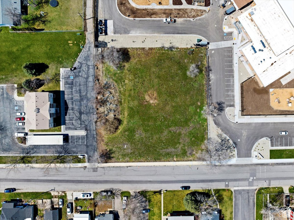 Aerial view of property and surrounding area