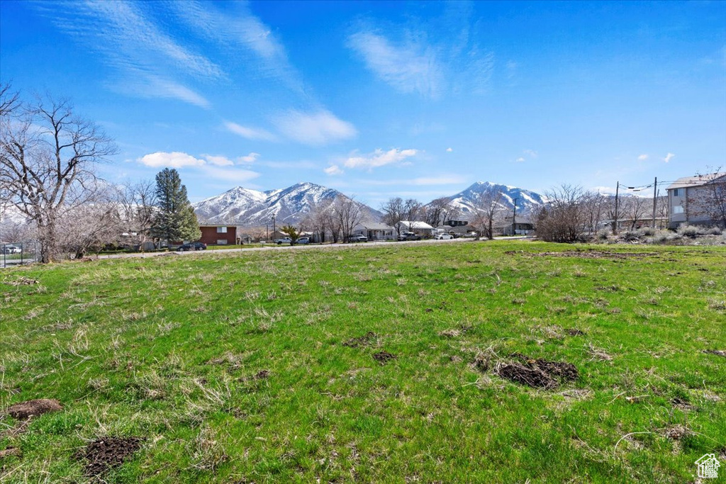 View of home's community featuring a mountain view