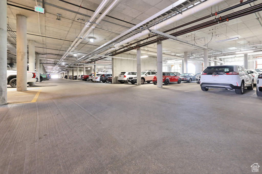 View of parking deck