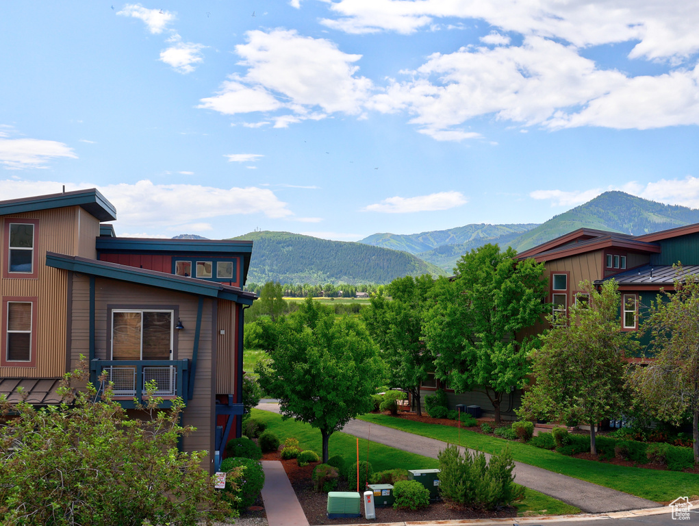 View of mountain backdrop