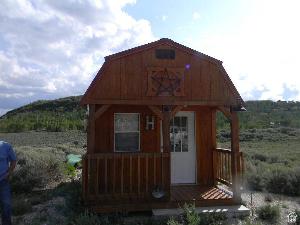 View of outbuilding