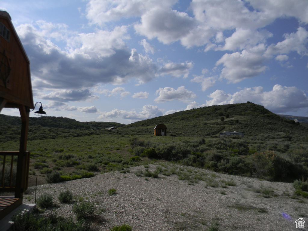 View of mountain backdrop
