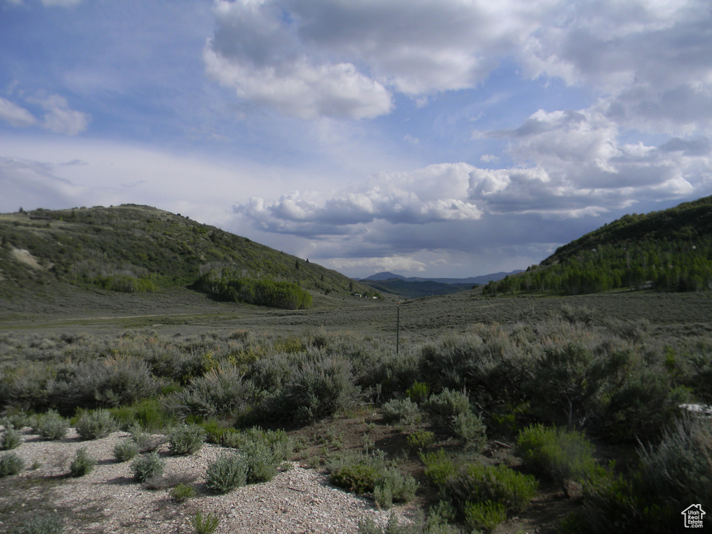 View of mountain backdrop