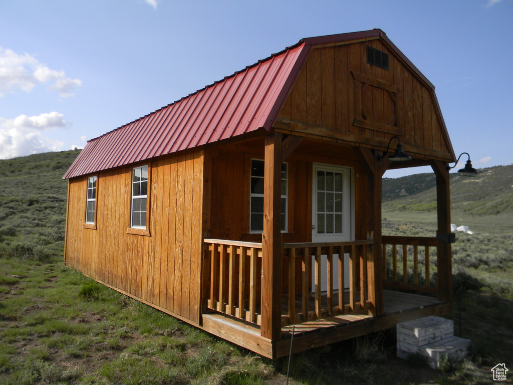 View of outbuilding