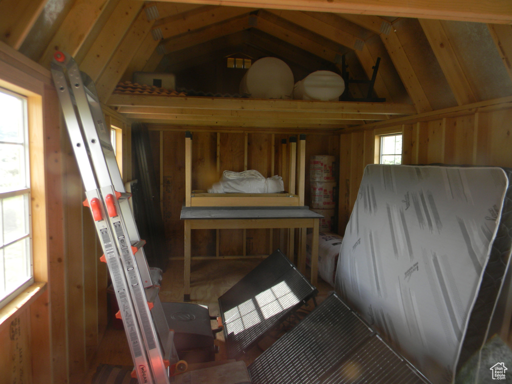 View of storage room