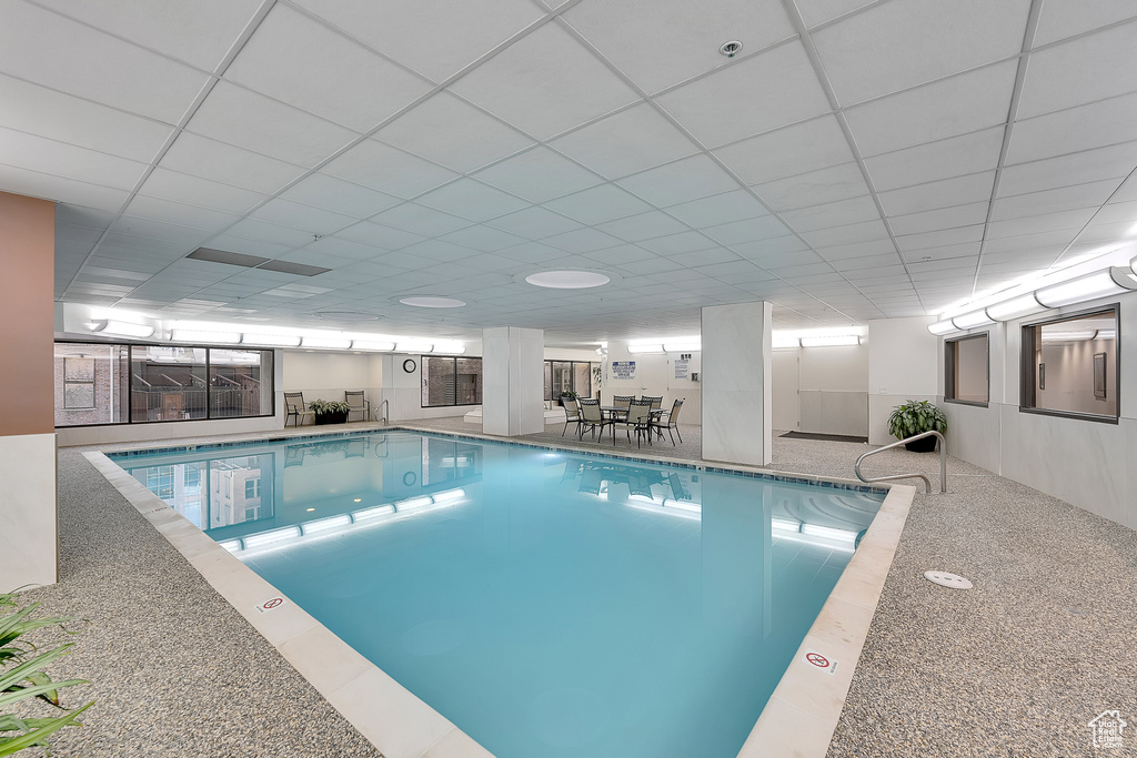 View of indoor community pool
