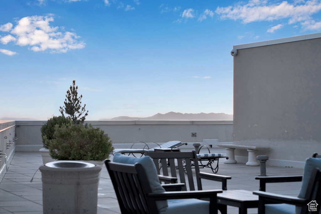 View of patio