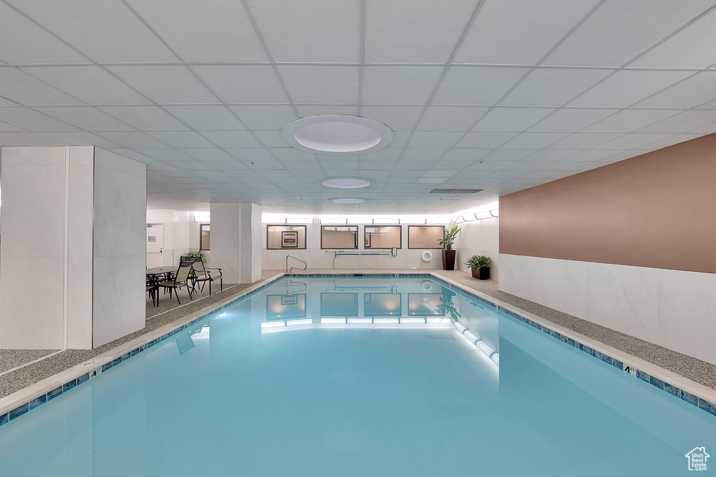 View of indoor pool