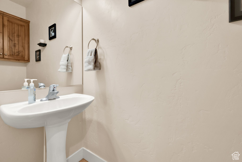 Bathroom with baseboards