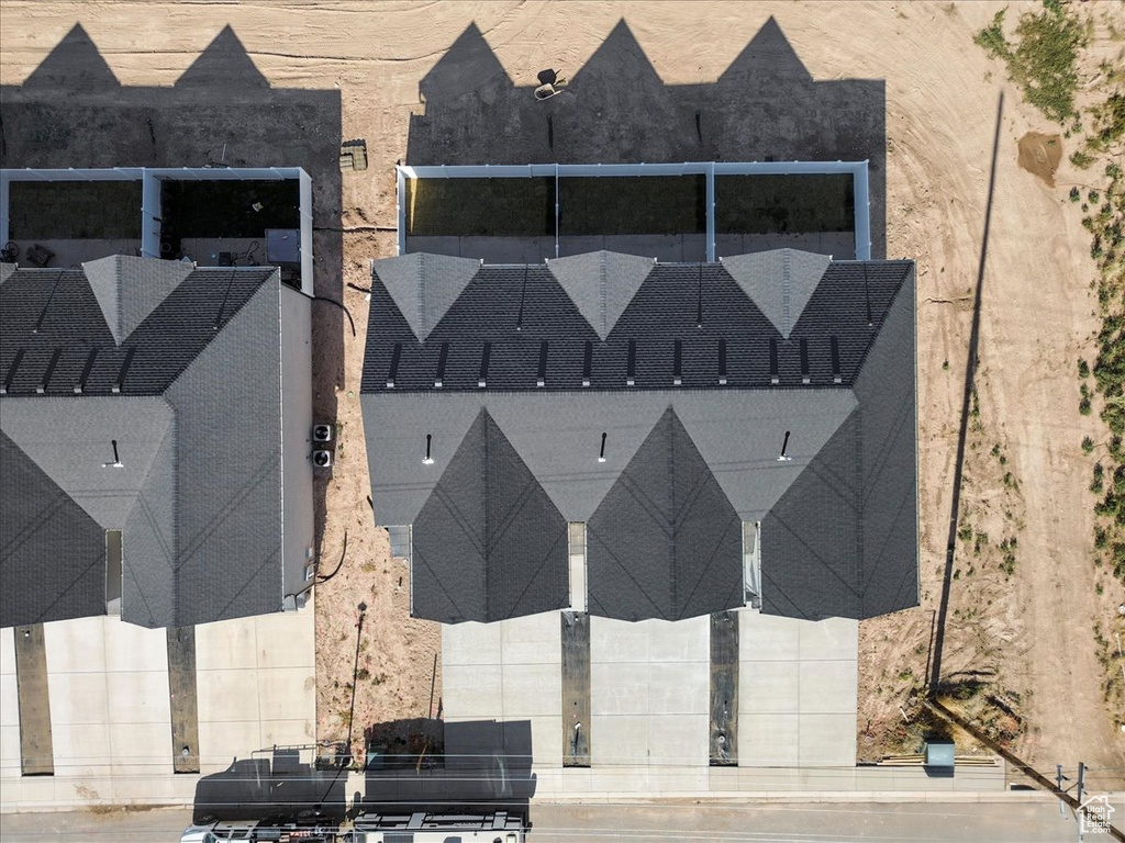 View from above of property