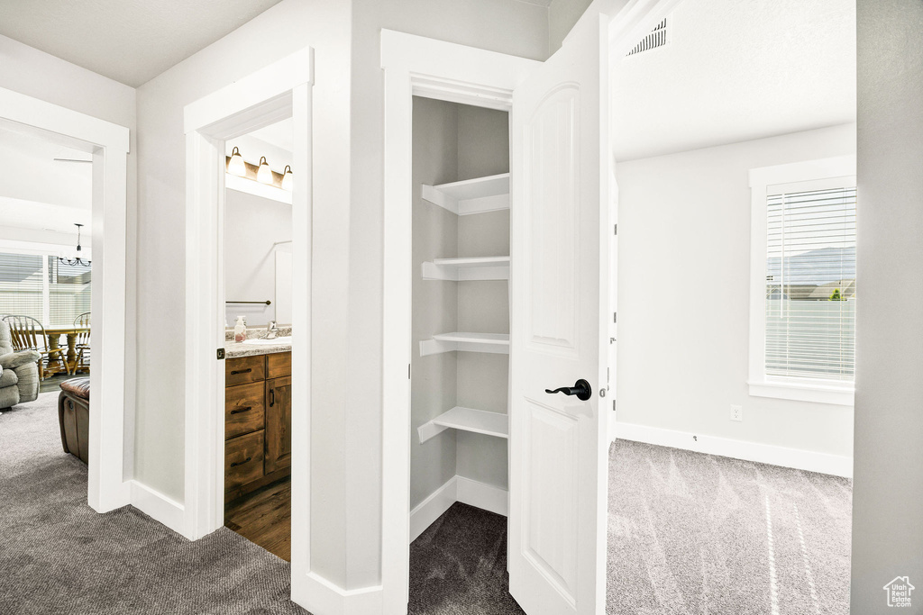 View of closet
