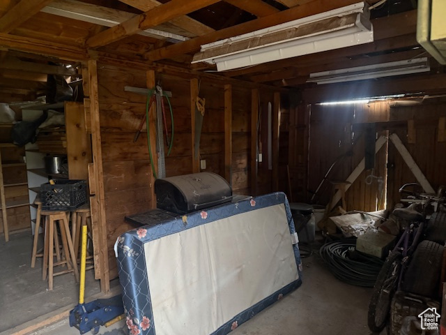 Misc room featuring concrete flooring