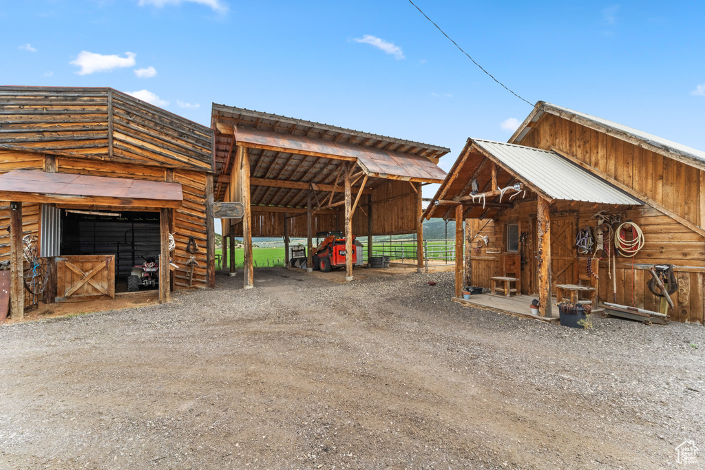 View of stable
