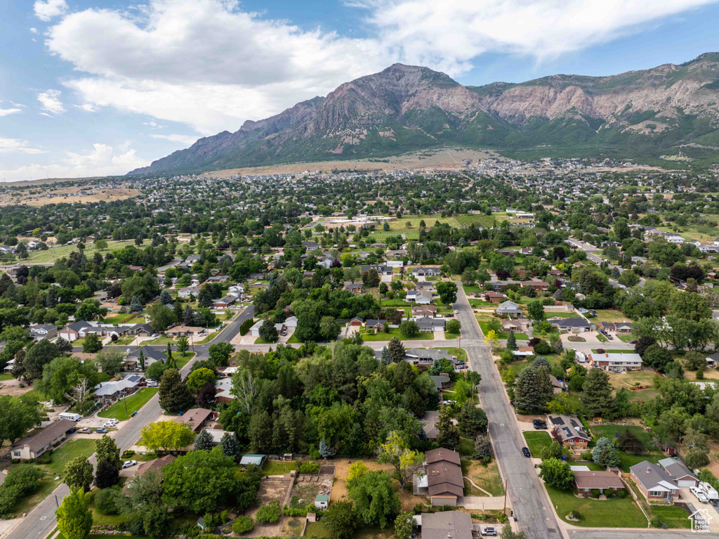 Bird's eye view of mountains