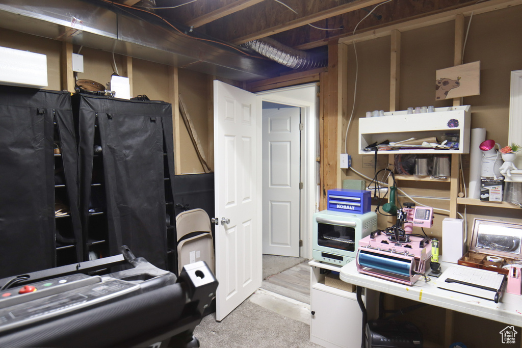 View of office area