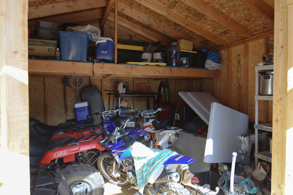 View of storage room