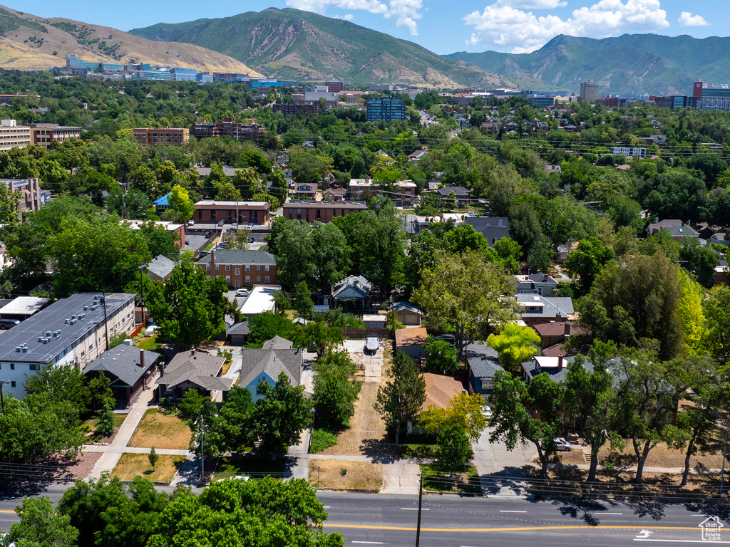 Aerial view of mountains