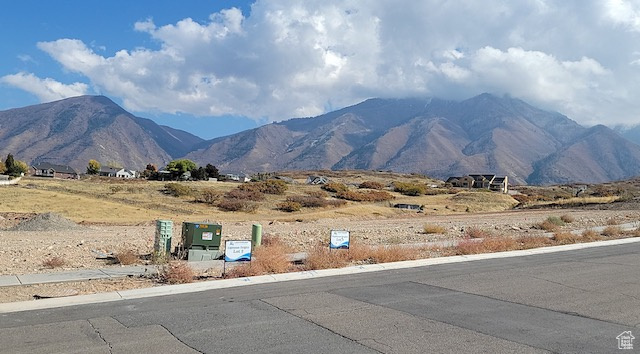 View of mountain background
