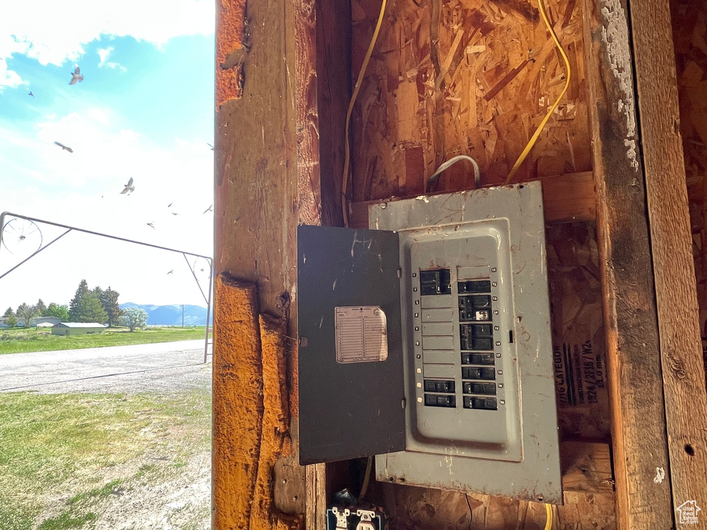 Utility room featuring electric panel