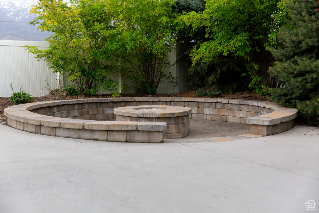 View of patio