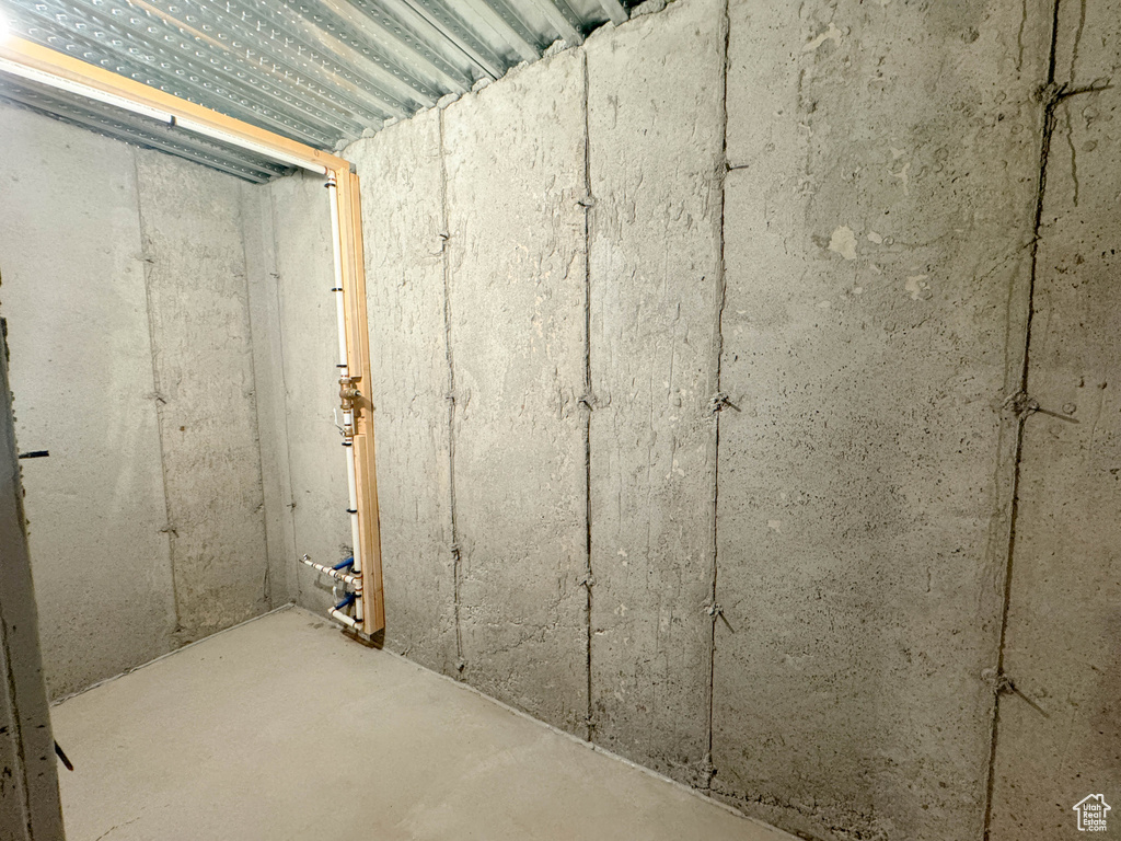 View of basement
