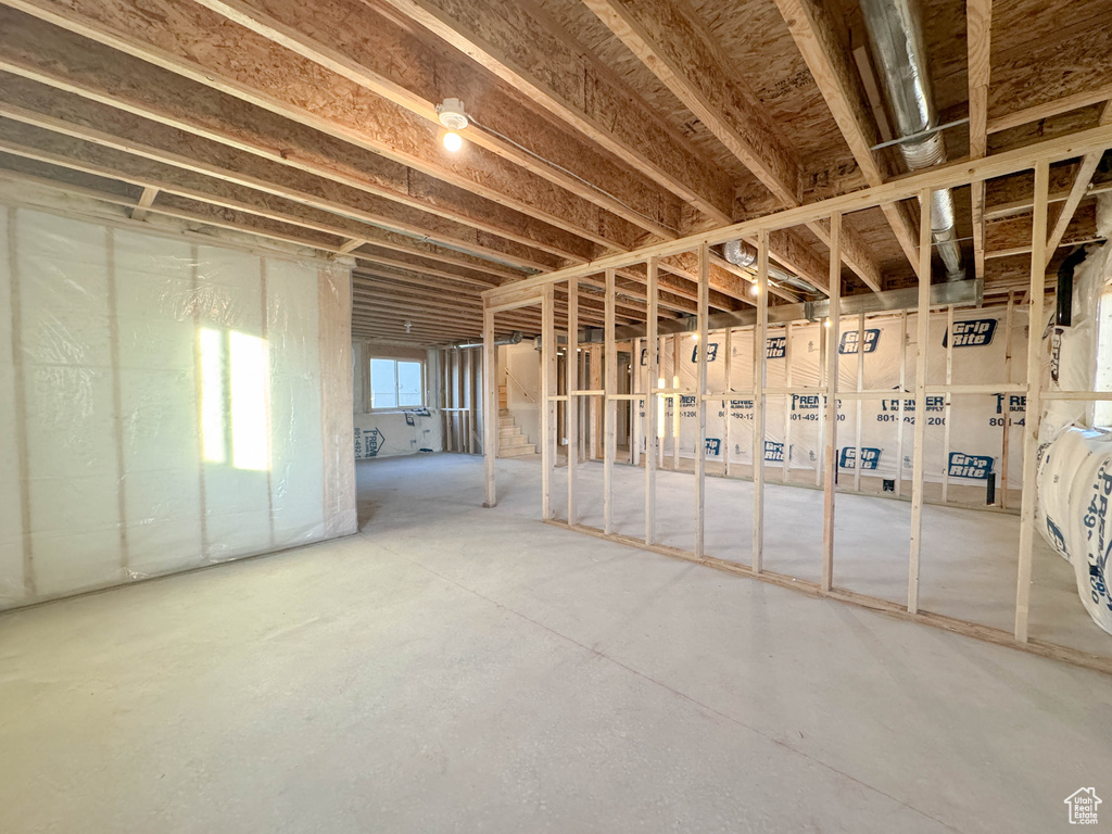 View of basement