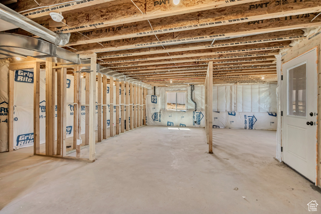 View of basement
