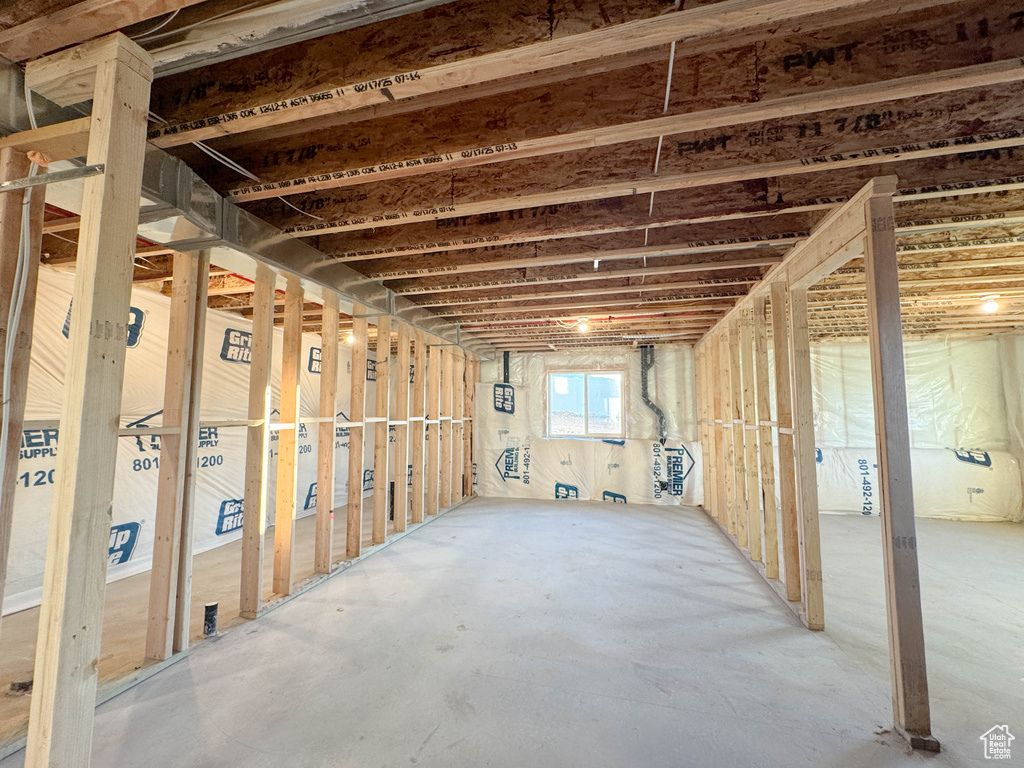 View of basement