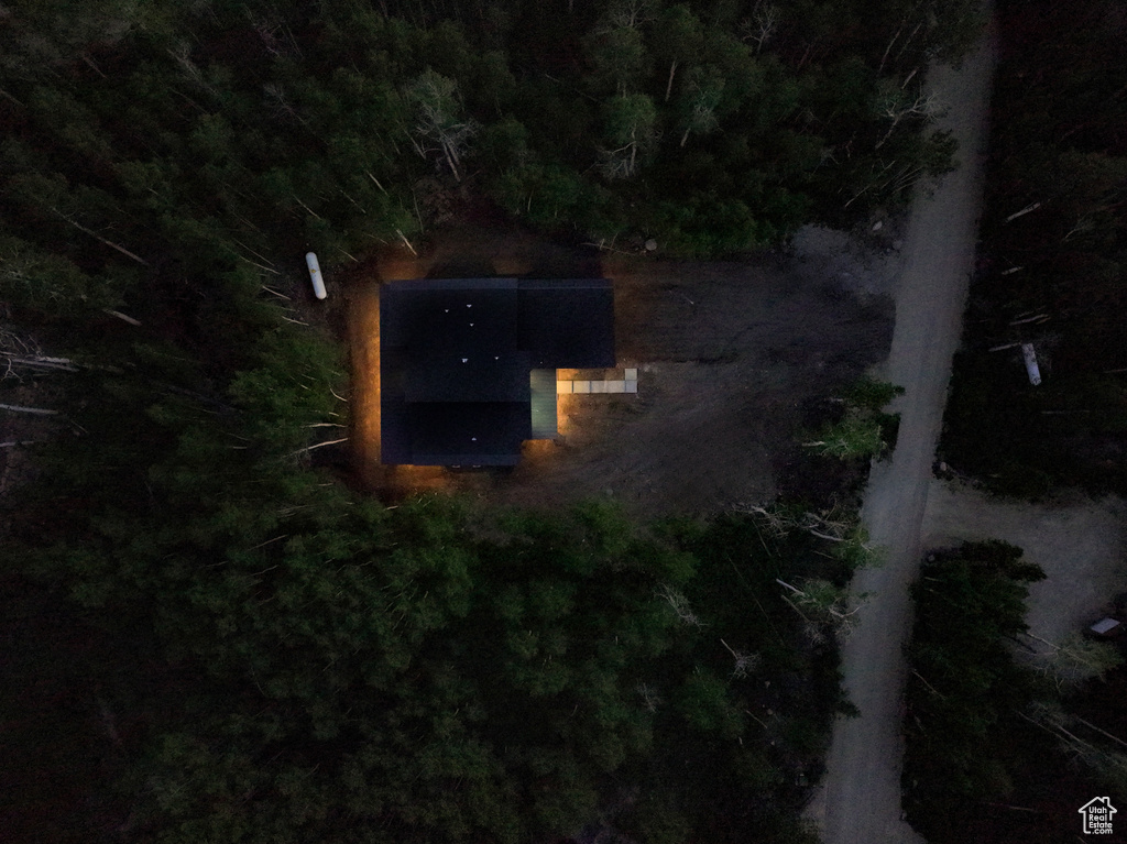 View from above of property