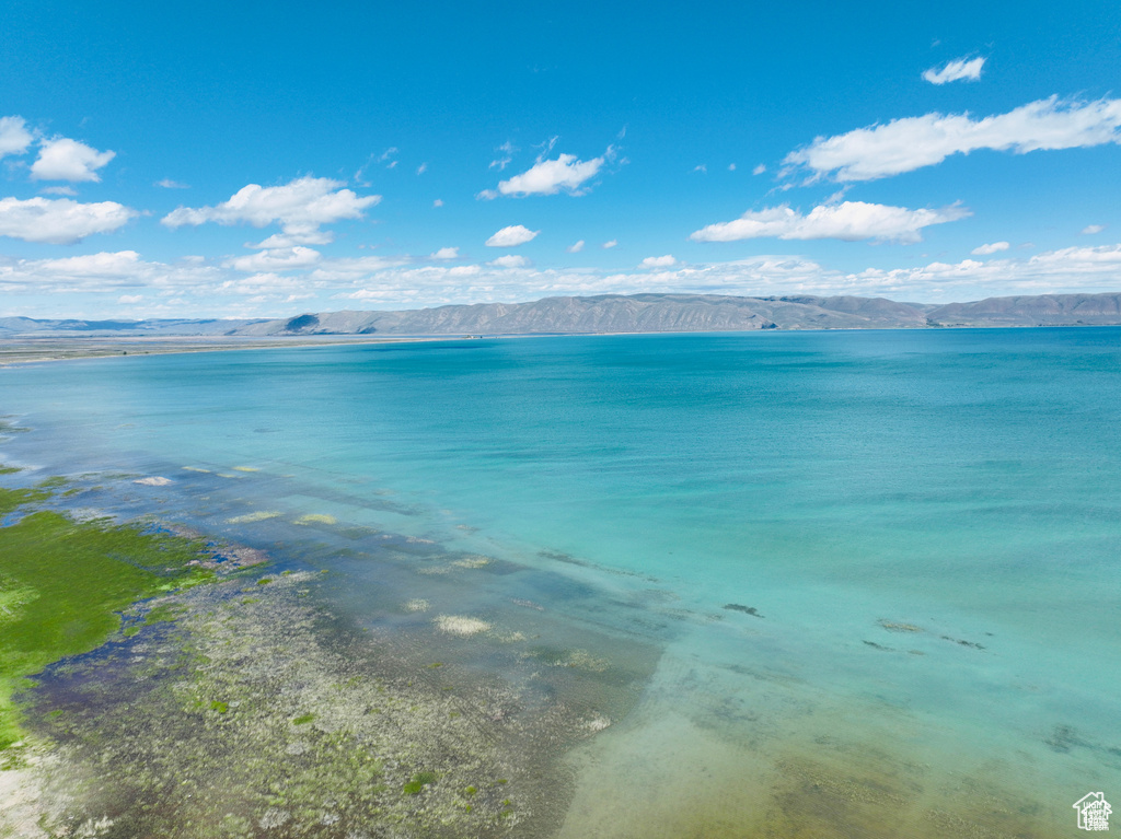 Water view featuring a mountain backdrop