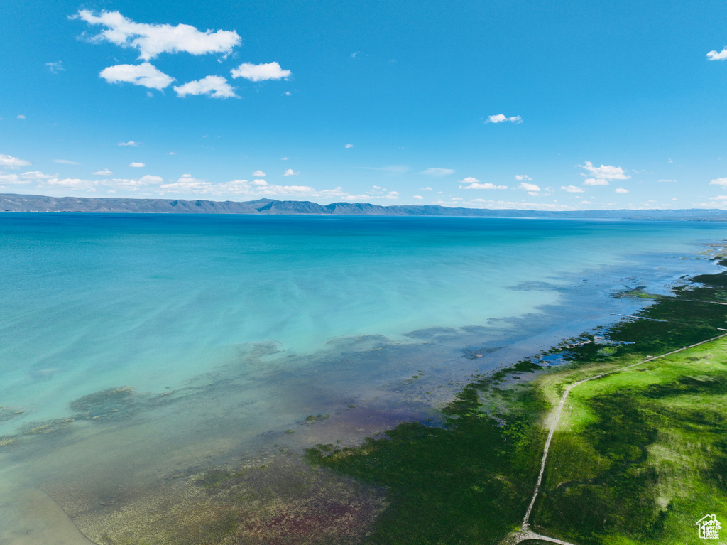 Water view with mountains