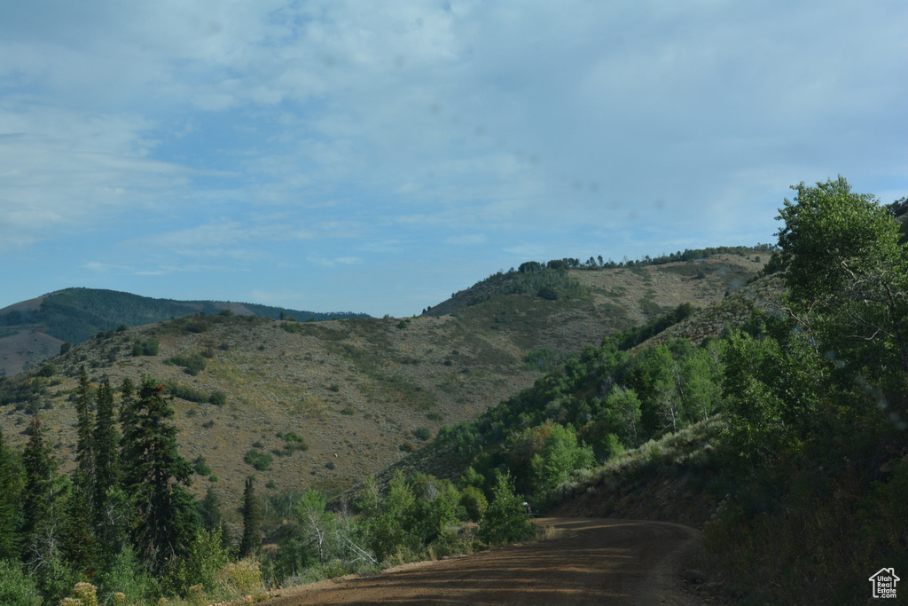 View of mountain background