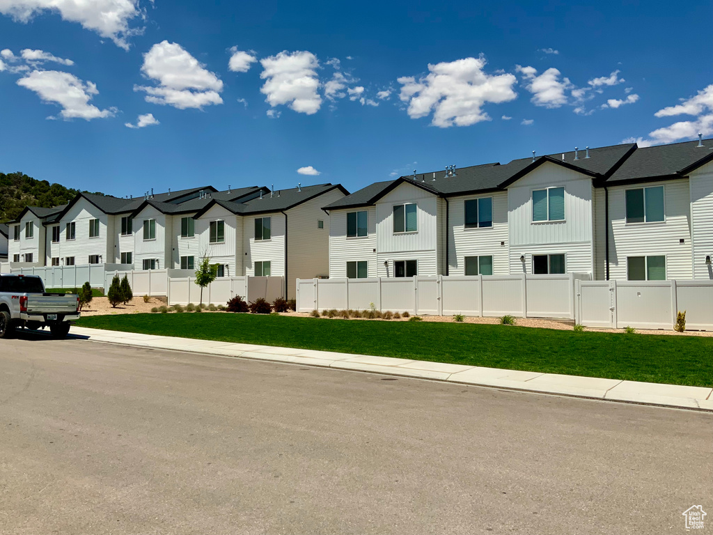 View of property featuring a residential view