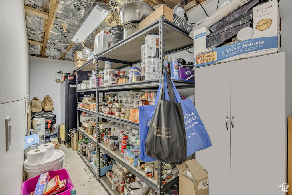 View of storage room