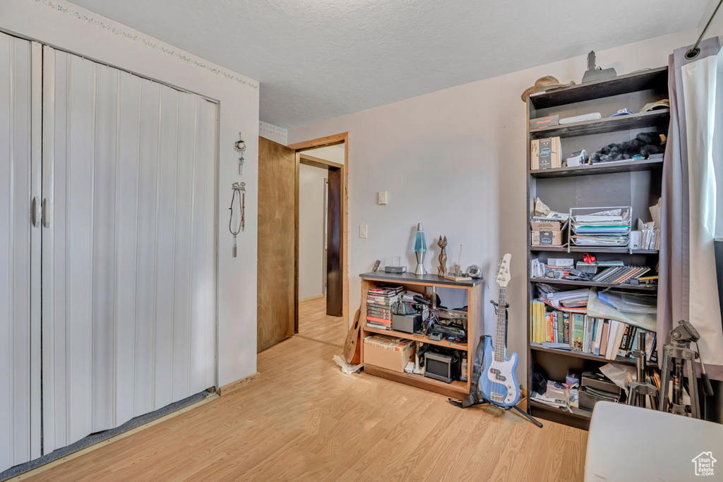 Interior space featuring wood finished floors