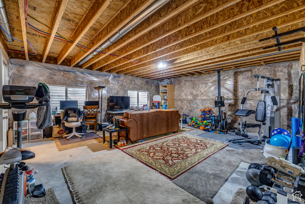 View of basement
