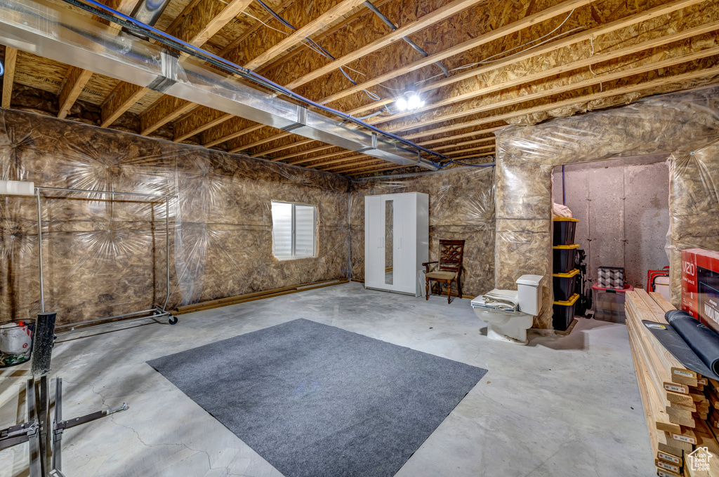 View of basement