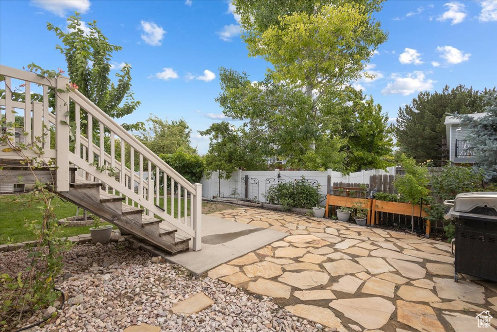 View of patio / terrace featuring grilling area