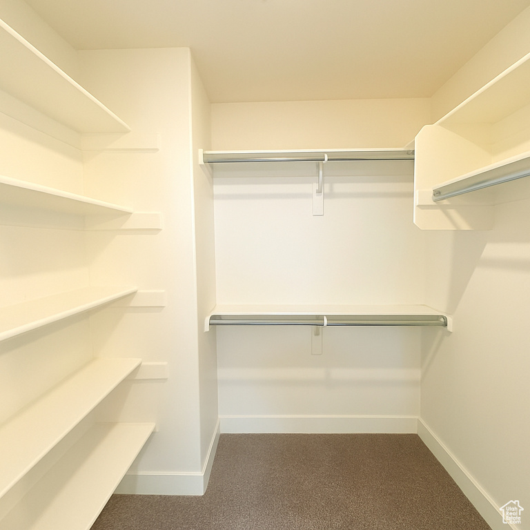 View of spacious closet